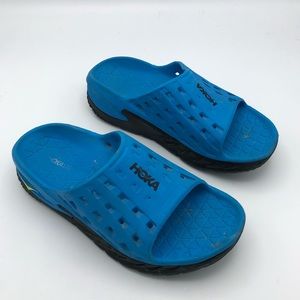 Hoka One One recovery slide sandal women’s size 7 blue athletic
